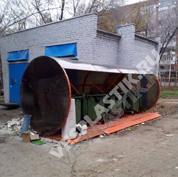 Контейнерная площадка КОЛЕСО