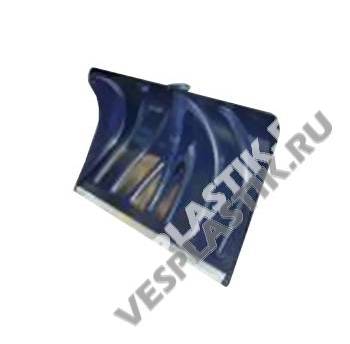 Лопата снеговая 500x335 с металлической накладкой №2