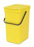 Урна-ведро пластиковое для медотходов Sort&Go 12л. желтое