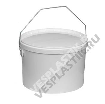 Ведро пластиковое круглое емкостью 11л., ВП11